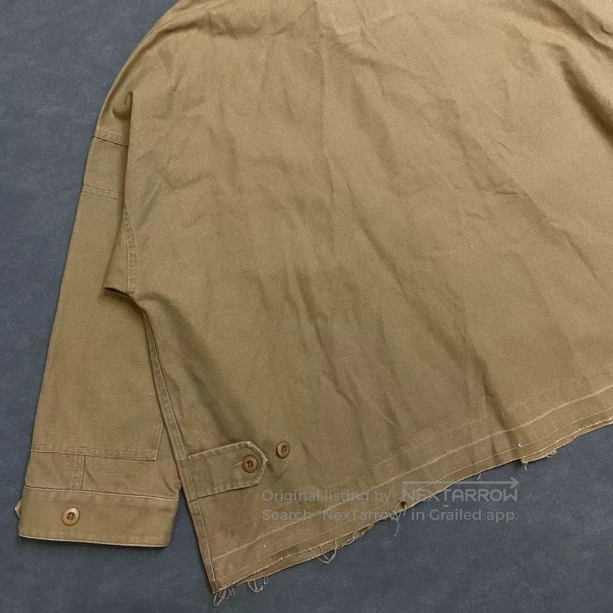 Vanishing Elephant elephant TRIBAL 20AW Canvas Utility Jacket. Size US M / EU 48-50 / 2 - 6 Thumbnail