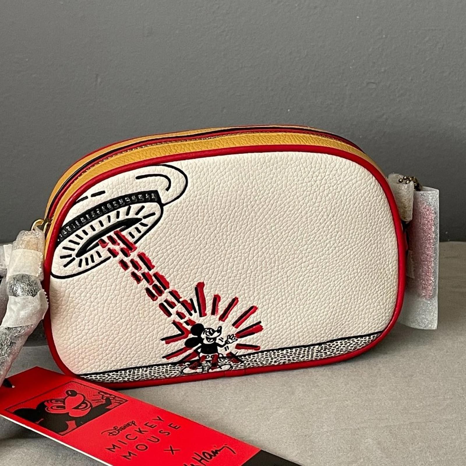 Coach NWT Disney Mickey Mouse X Keith Haring Badge Crossbody Size ONE SIZE - 1 Thumbnail