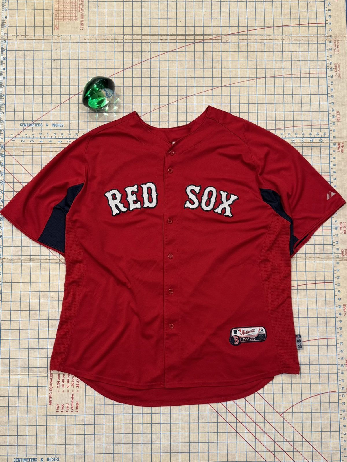 Majestic Majestic Boston Red Socks Baseball Jersey Mens Size XXL Red Size US XXL / EU 58 / 5 - 2 Thumbnail