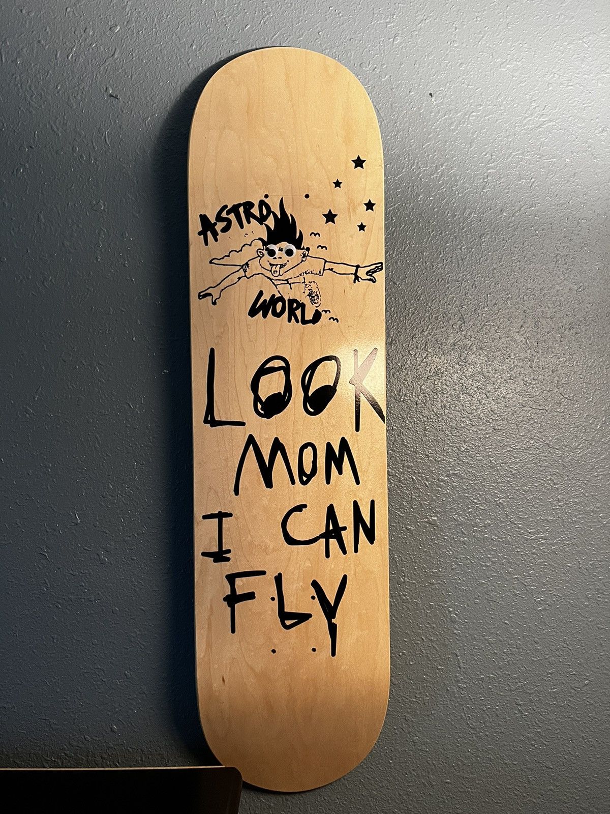 Travis Scott Travis Scott Astroworld Look Mom I Can Fly Skateboard Deck ...