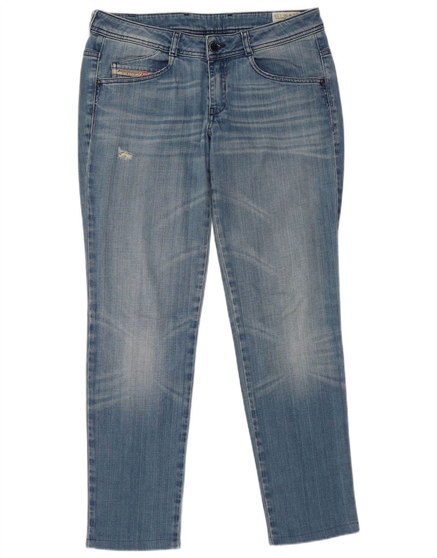 Diesel Womens Clushy Slim Jeans W30 L29 Blue Cotton Size 42" / US 20 - 1 Thumbnail