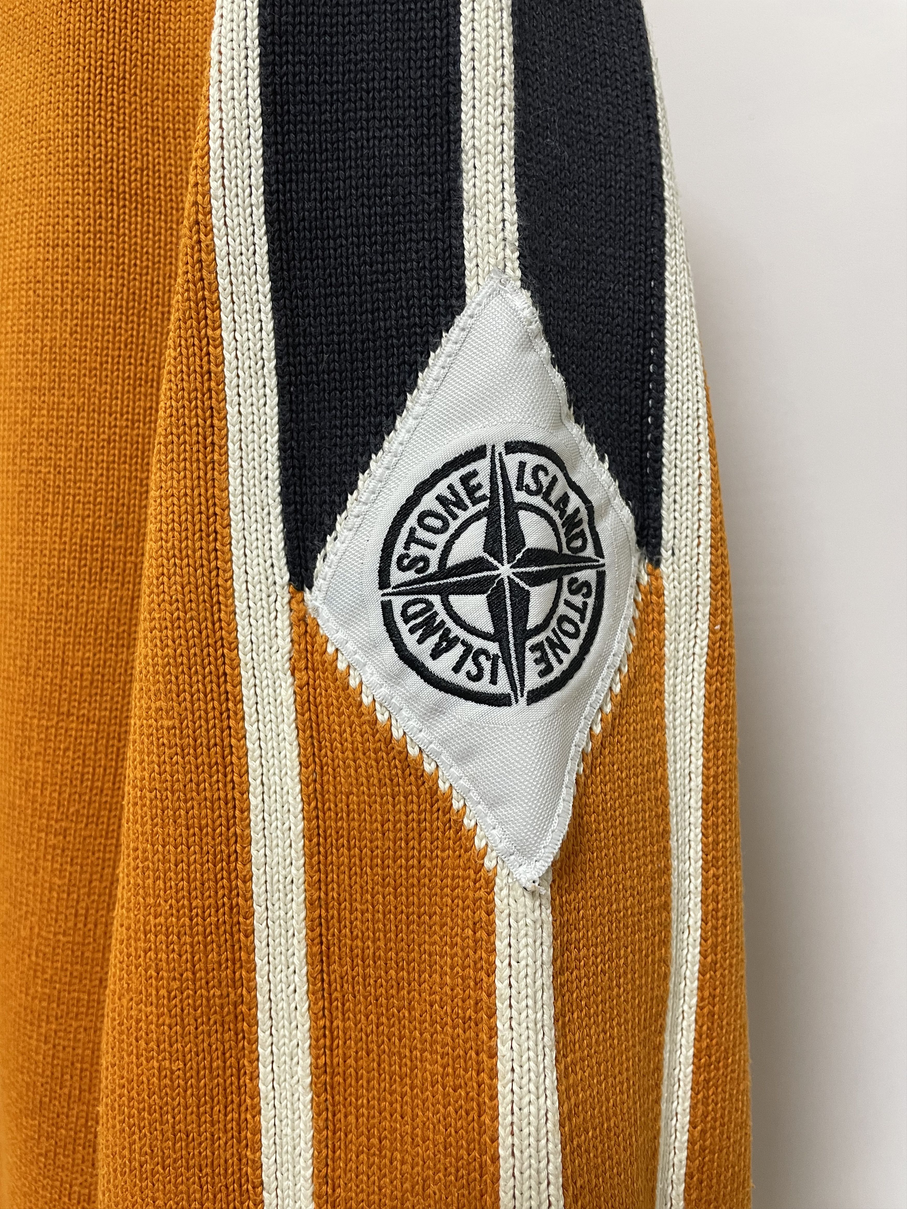 Stone Island STONE ISLAND Vintage Sweater Knit Half Zip Pullover 90s RARE Size US L / EU 52-54 / 3 - 10 Thumbnail