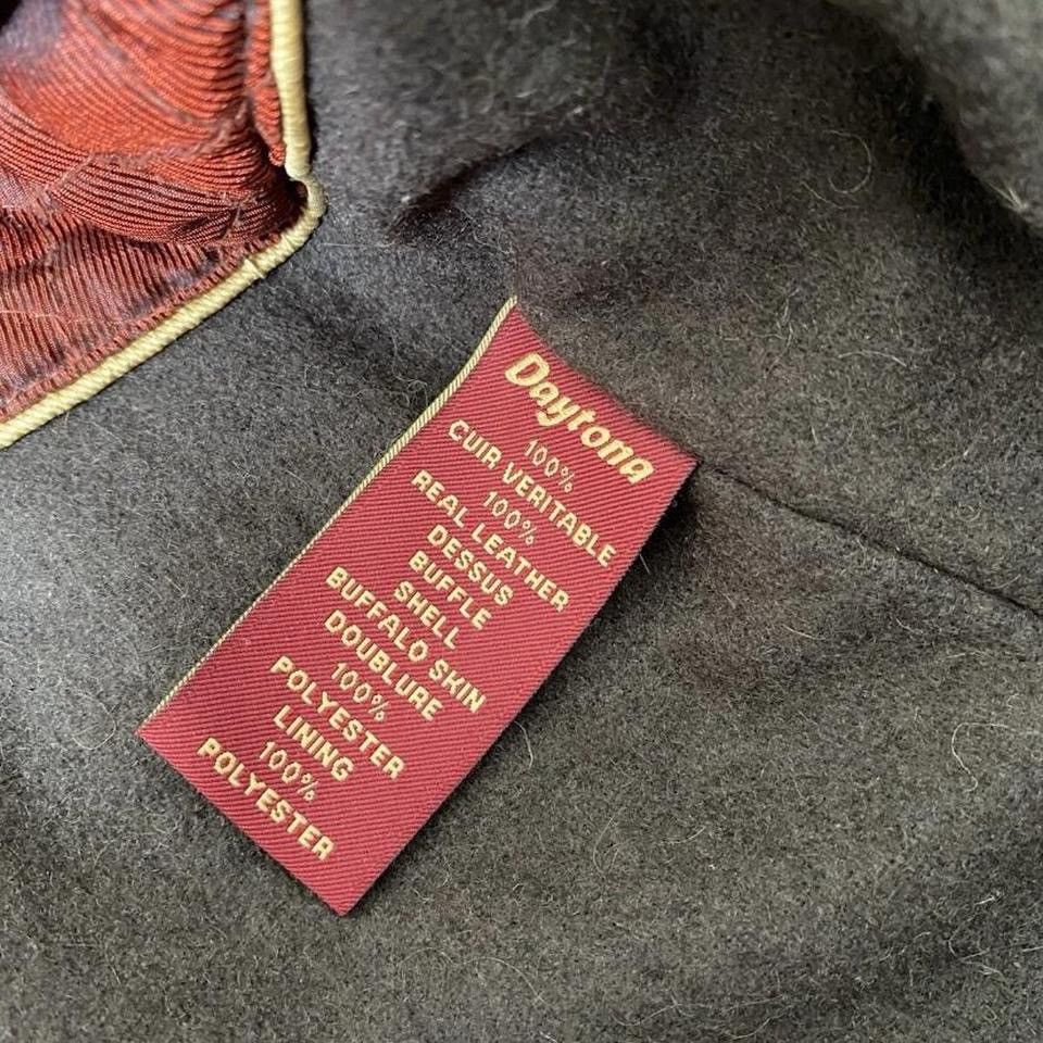 Daytona Daytona Buffalo Leather Jacket – Brown Size US XXL / EU 58 / 5 - 6 Thumbnail