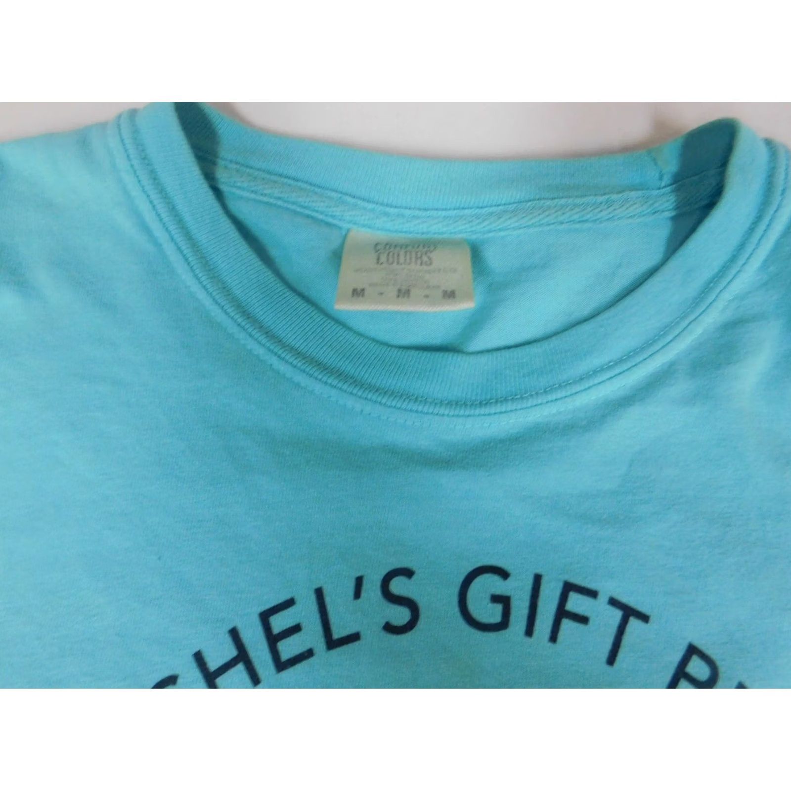 Comfort Colors Comfort Colors Mens Shirt M Blue Long Sleeve Crew Neck Logo Cotton Size US M / EU 48-50 / 2 - 5 Thumbnail