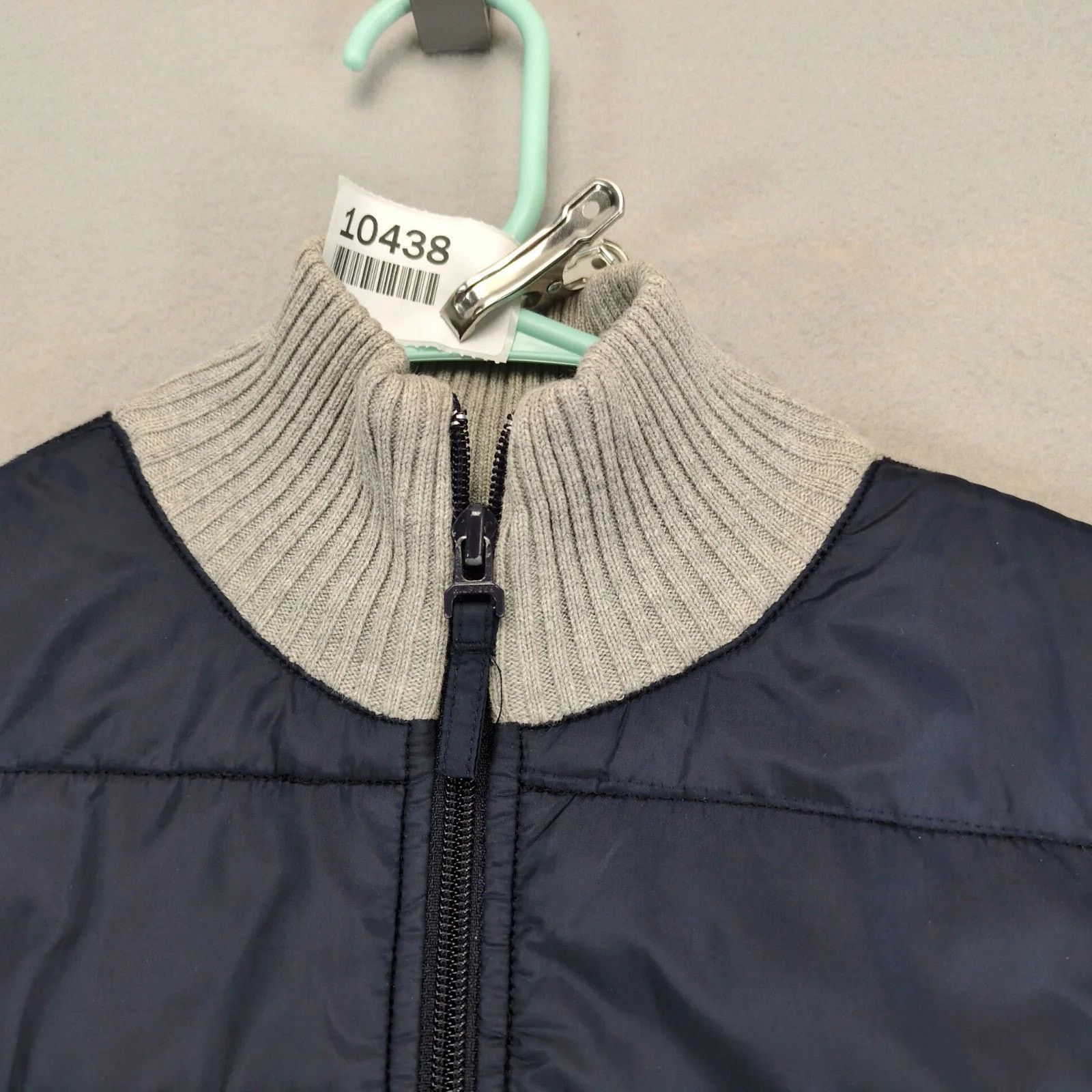 Tommy Hilfiger Vtg Tommy Hilfiger Puffer Vest Womens M Navy Full Zip Logo Size M / US 6-8 / IT 42-44 - 10 Thumbnail