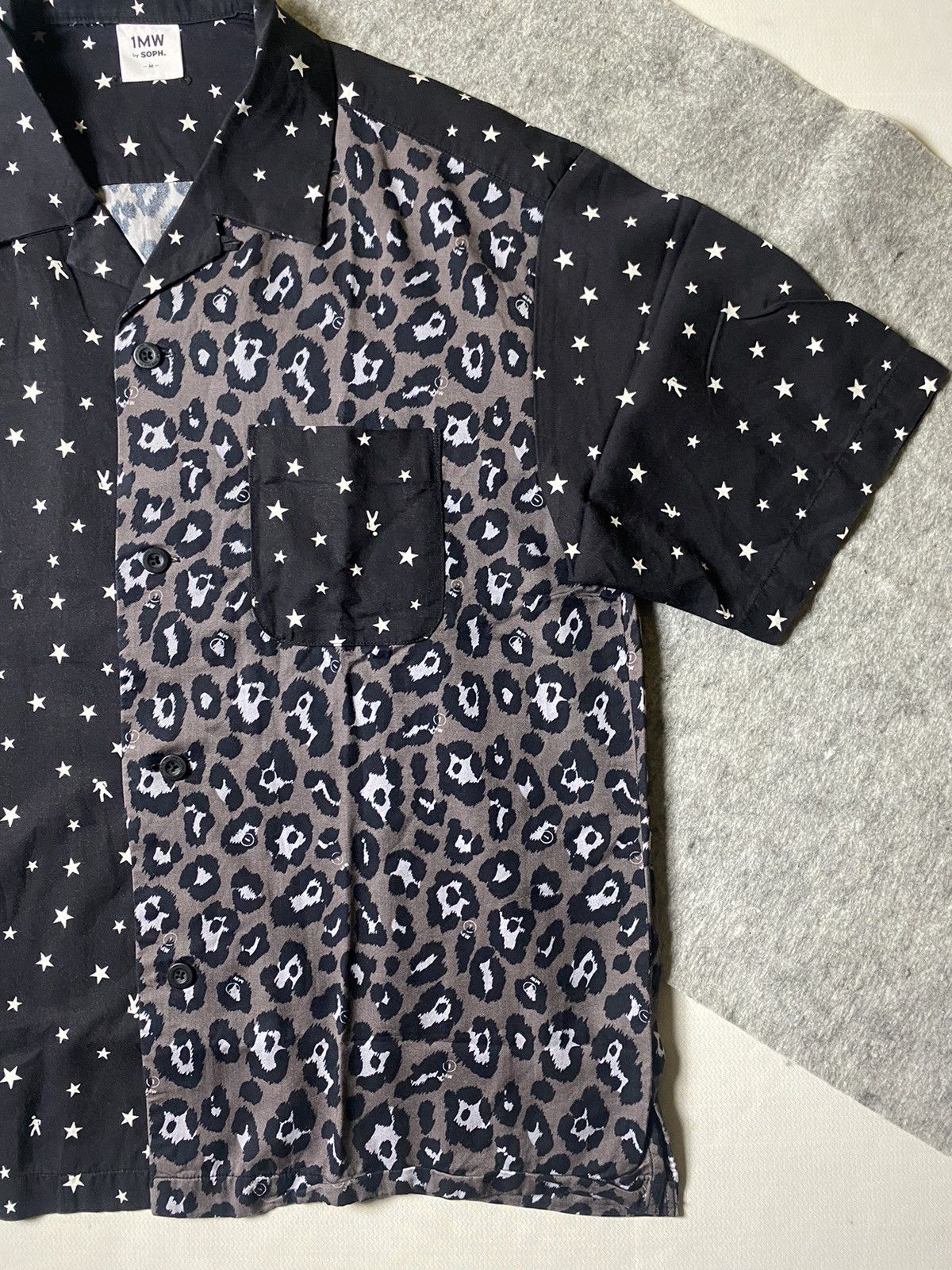 Sophnet. Rare Sophnet. x GU 1MW Leopard Mix Button Shirt Size US M / EU 48-50 / 2 - 4 Thumbnail