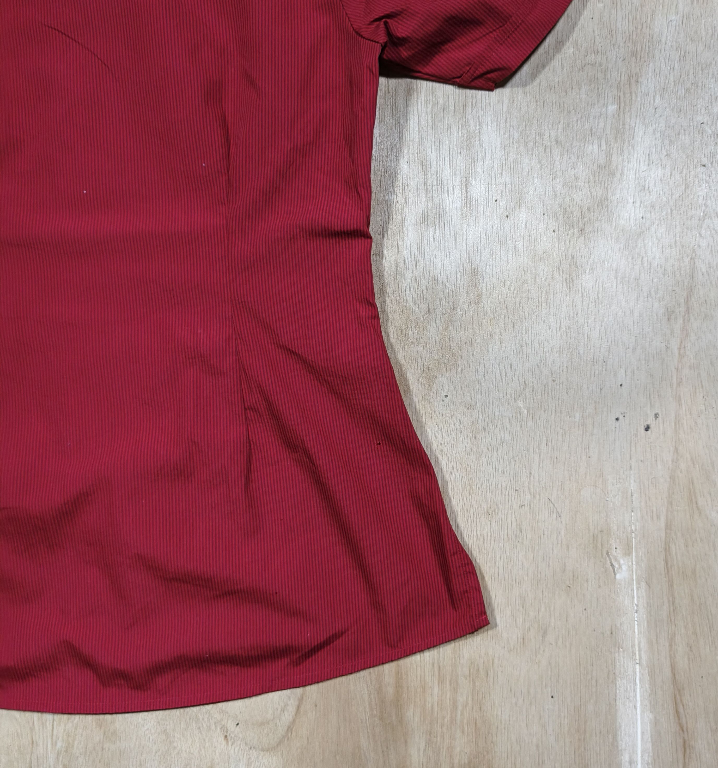 Other McDonald's Apparel Collection Red Pinstripe Uniform Shirt Size L / US 10 / IT 46 - 12 Thumbnail
