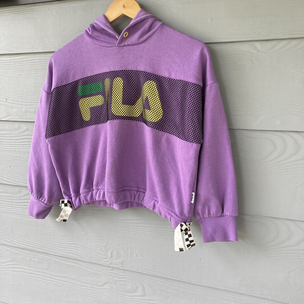 Fila Vintage Fila Purple Crop Top Size M / US 6-8 / IT 42-44 - 3 Thumbnail