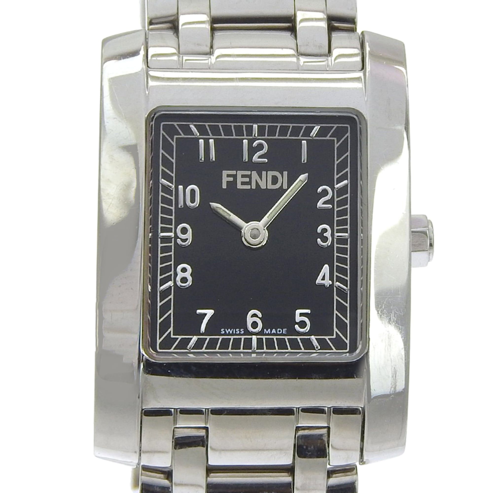 Fendi Fendi Olologi 7000L Stainless Steel Quartz Analog Watch with Black Dial - Women's Size ONE SIZE - 1 Thumbnail
