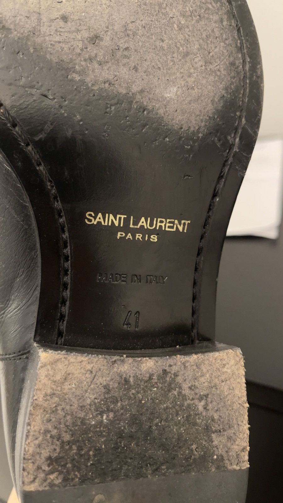 Yves Saint Laurent YSL men’s Beatles Size US 8 / EU 41 - 4 Thumbnail