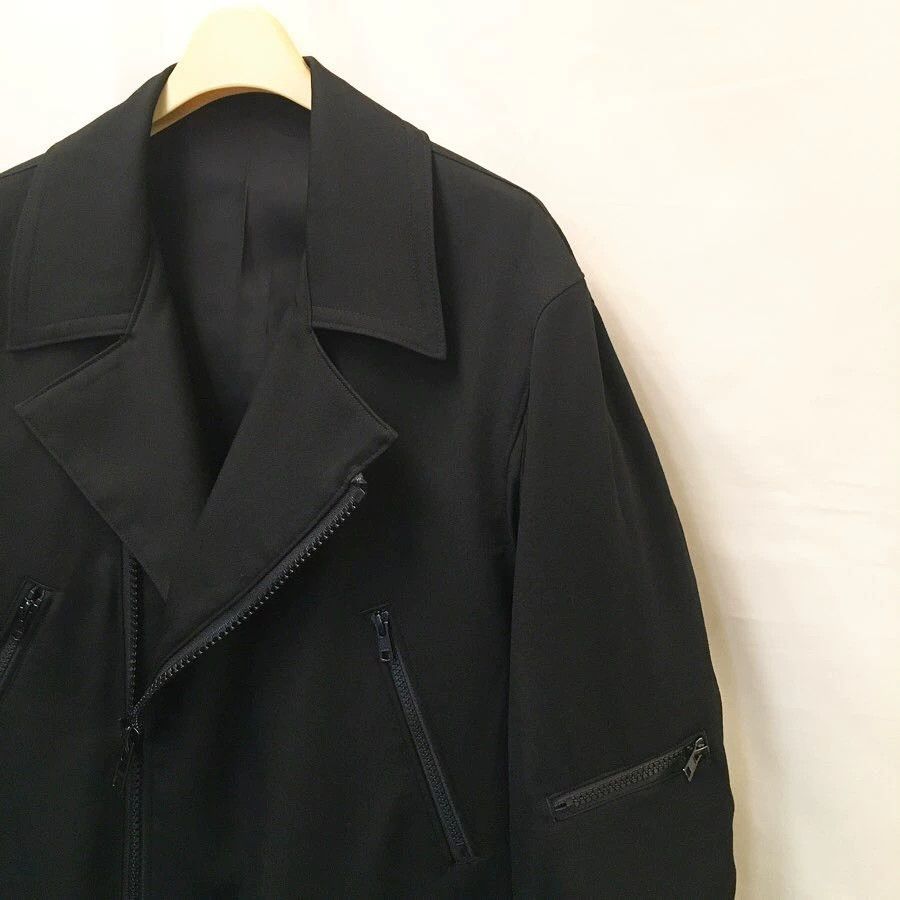 Yohji Yamamoto Yohji Yamamoto 2020SS Wool Motorcycle Coat Size 1 Size US S / EU 44-46 / 1 - 2 Thumbnail
