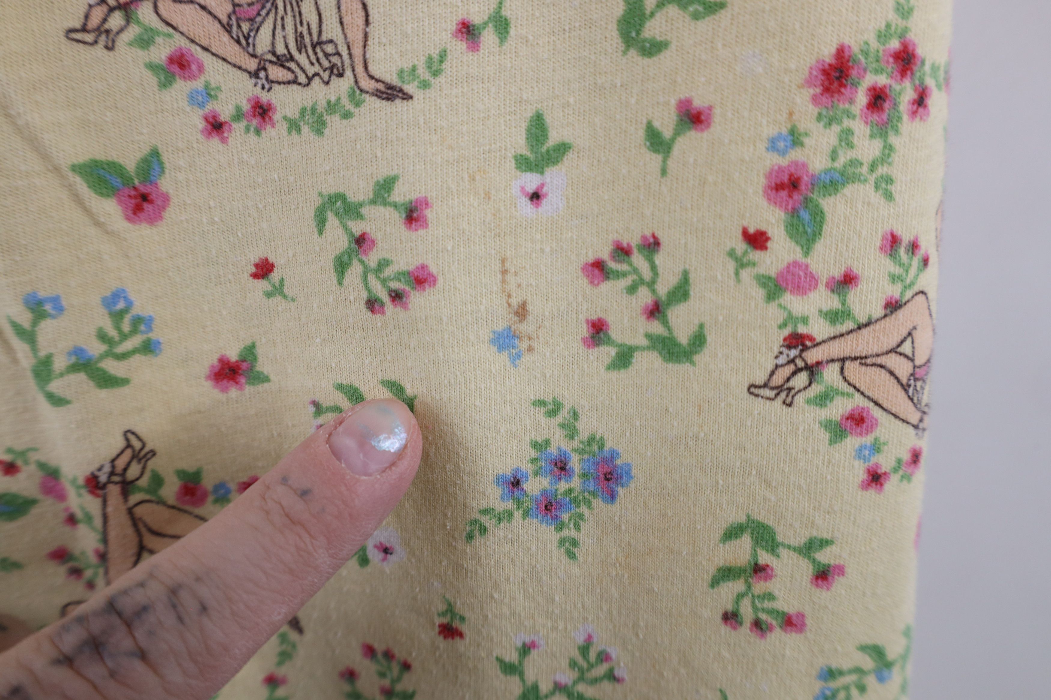 Vintage Vintage Betty Boop Womens Medium Flower Heart All Over Print Size M / US 6-8 / IT 42-44 - 5 Thumbnail