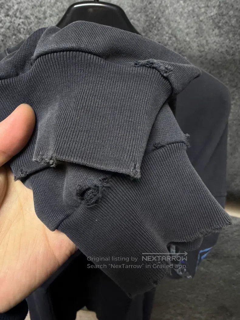 Balenciaga Balenciaga Washed Wave Hoodie Size US M / EU 48-50 / 2 - 5 Thumbnail