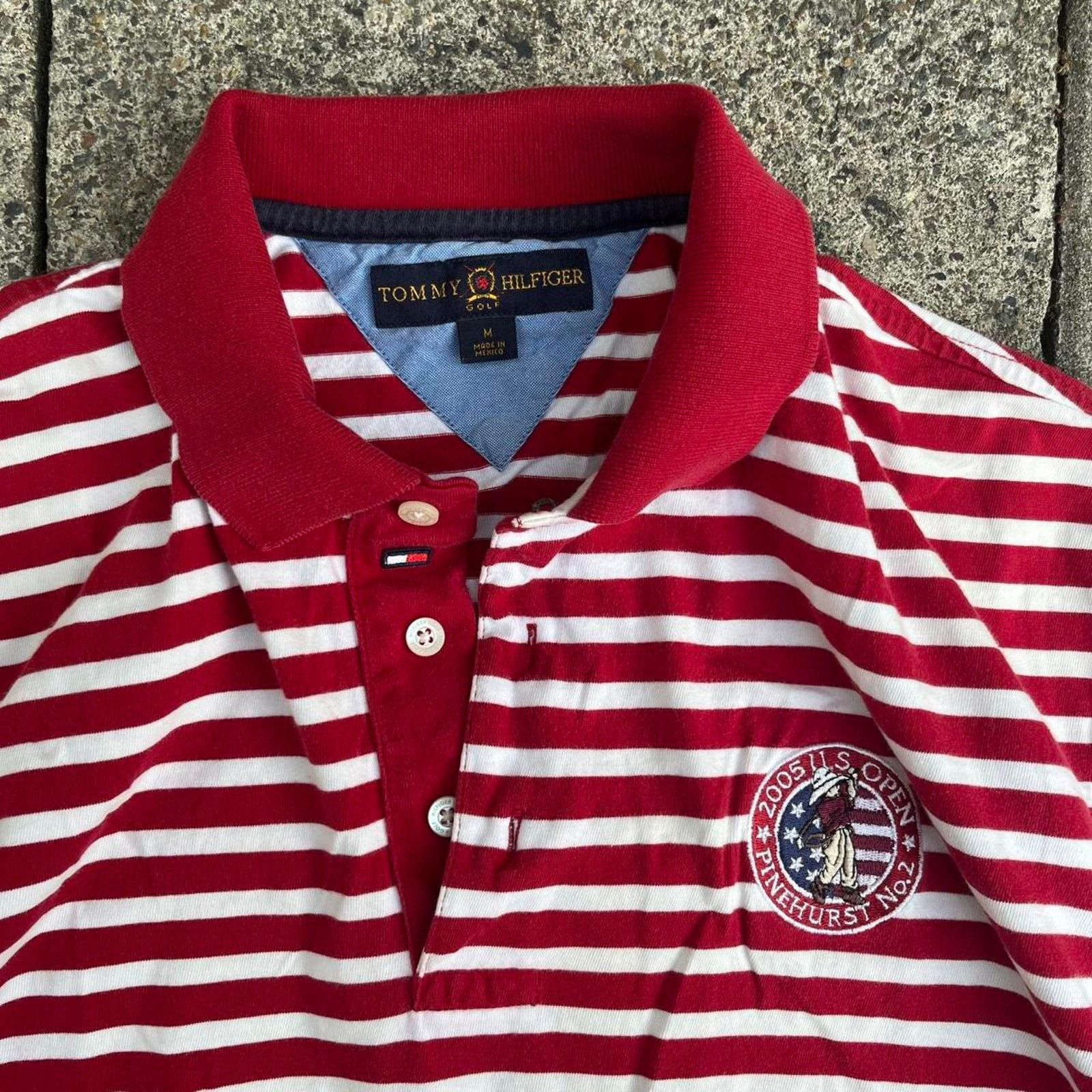 Tommy Hilfiger Y2K U.S Open Polo PineHurts Tommy Hilfiger Golfing Striped T Size US M / EU 48-50 / 2 - 2 Thumbnail