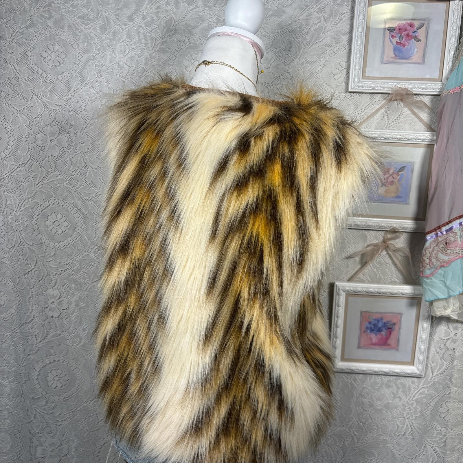 Other vintage faux fur vest Size L / US 10 / IT 46 - 4 Thumbnail