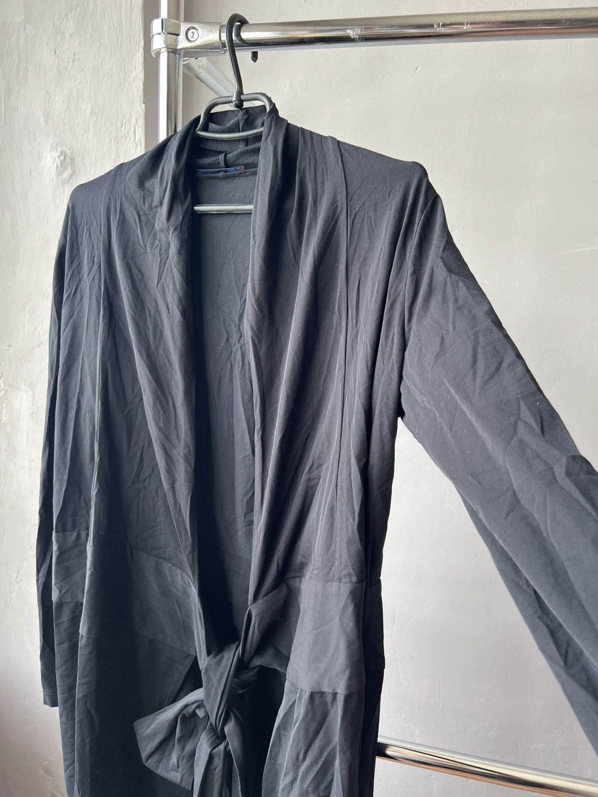 Other KATHARINA HOVMAN BLACK OPEN FRONT TIE CARDIGAN DUSTER JACKET Size XL / US 12-14 / IT 48-50 - 6 Thumbnail