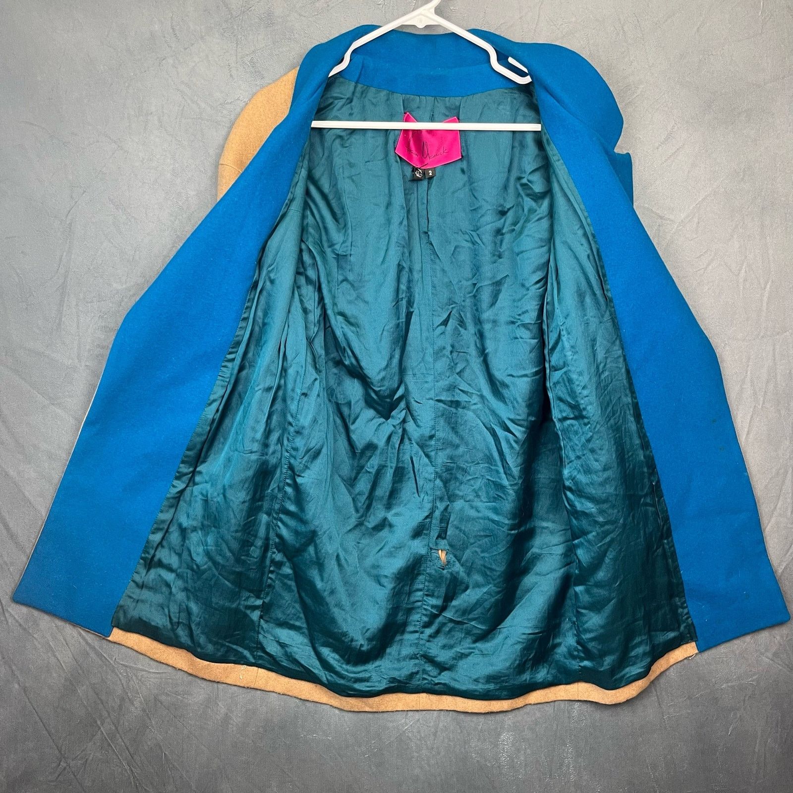 Other Vintage Oversize Heidi Merrick Wool Blend Long Overcoat V-03 Size XS / US 0-2 / IT 36-38 - 2 Thumbnail