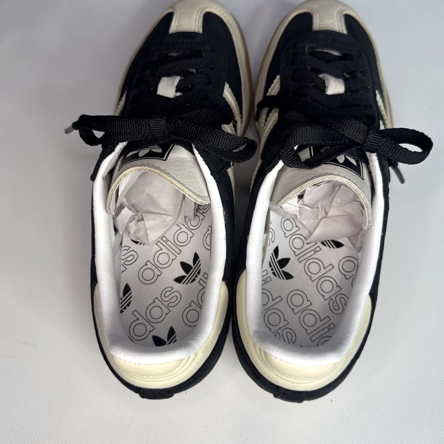 Adidas Adidas Samba OG W Core Black Wonder White Silver Sneakers IE5836 Women’s US 7.5 Leather Upper Low Top Casual Athletic Size US 8 / IT 38 - 6 Thumbnail
