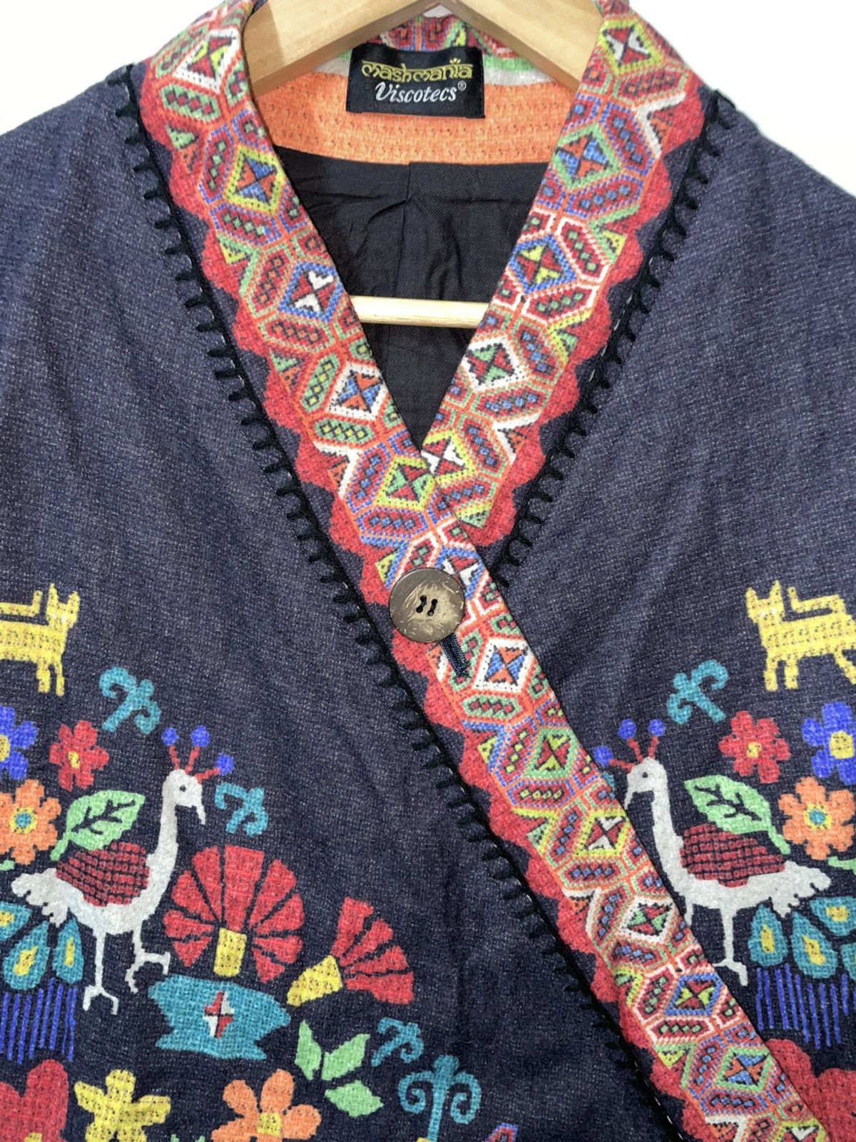 Japanese Brand Mashmania blazer Japanese Motif Embroidery Size M / US 6-8 / IT 42-44 - 4 Thumbnail