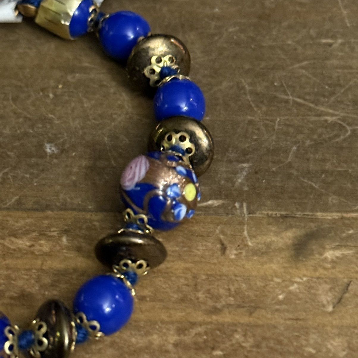 Other Blue Venetian glass bead bracelet Size ONE SIZE - 5 Thumbnail