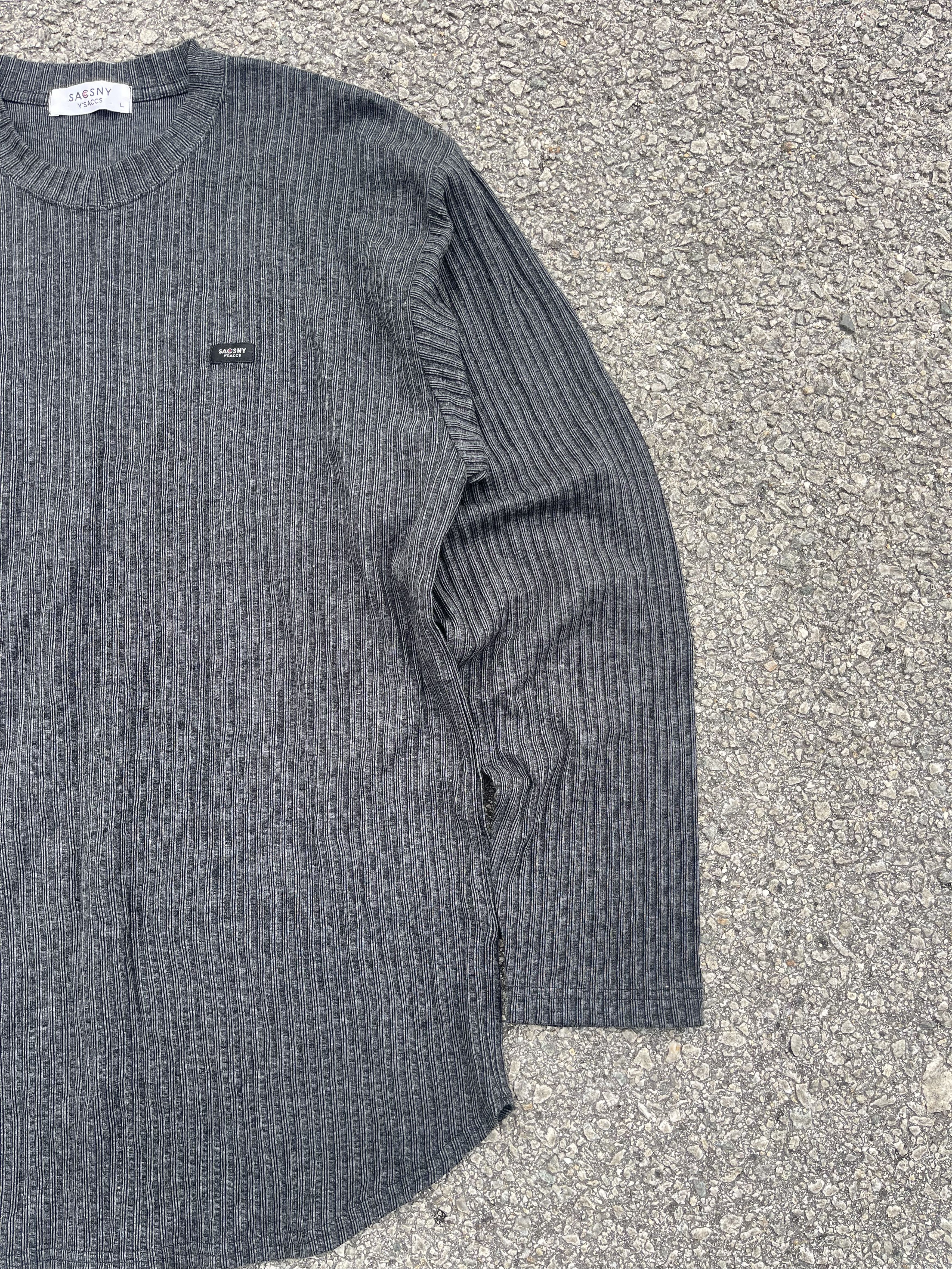Japanese Brand Vintage 90s Sacsny YSaccs Yohji Yamamoto Long Sleeve Shirt Size US L / EU 52-54 / 3 - 3 Thumbnail
