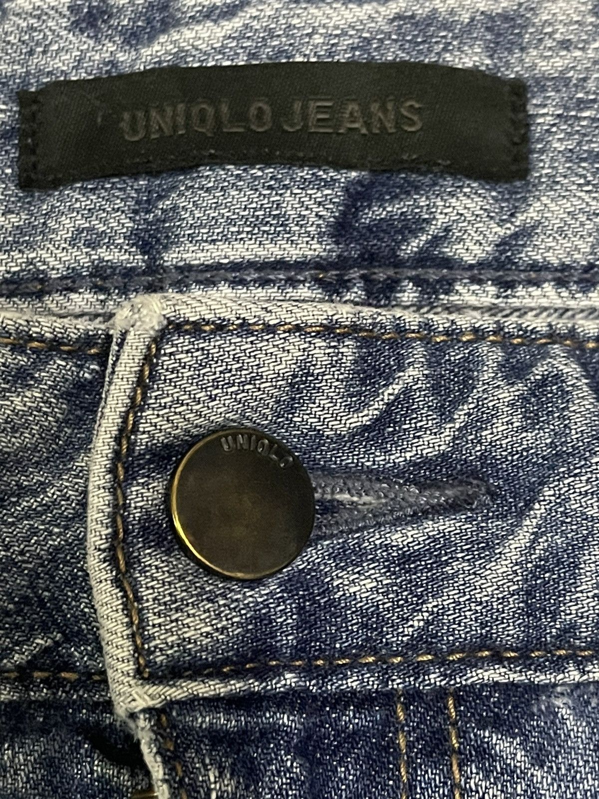 Uniqlo Vintage Japanese Uniqlo Blue Wash Baggy Style Jeans Size US 30 / EU 46 - 7 Thumbnail