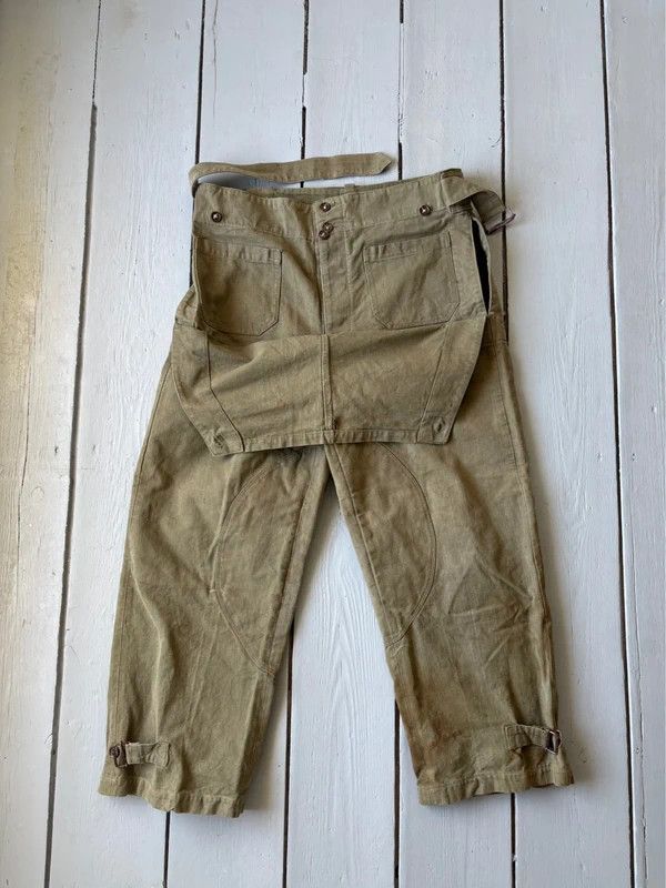Vintage World War 2 French Army Motorcycle pants Size US 36 / EU 52 - 2 Thumbnail