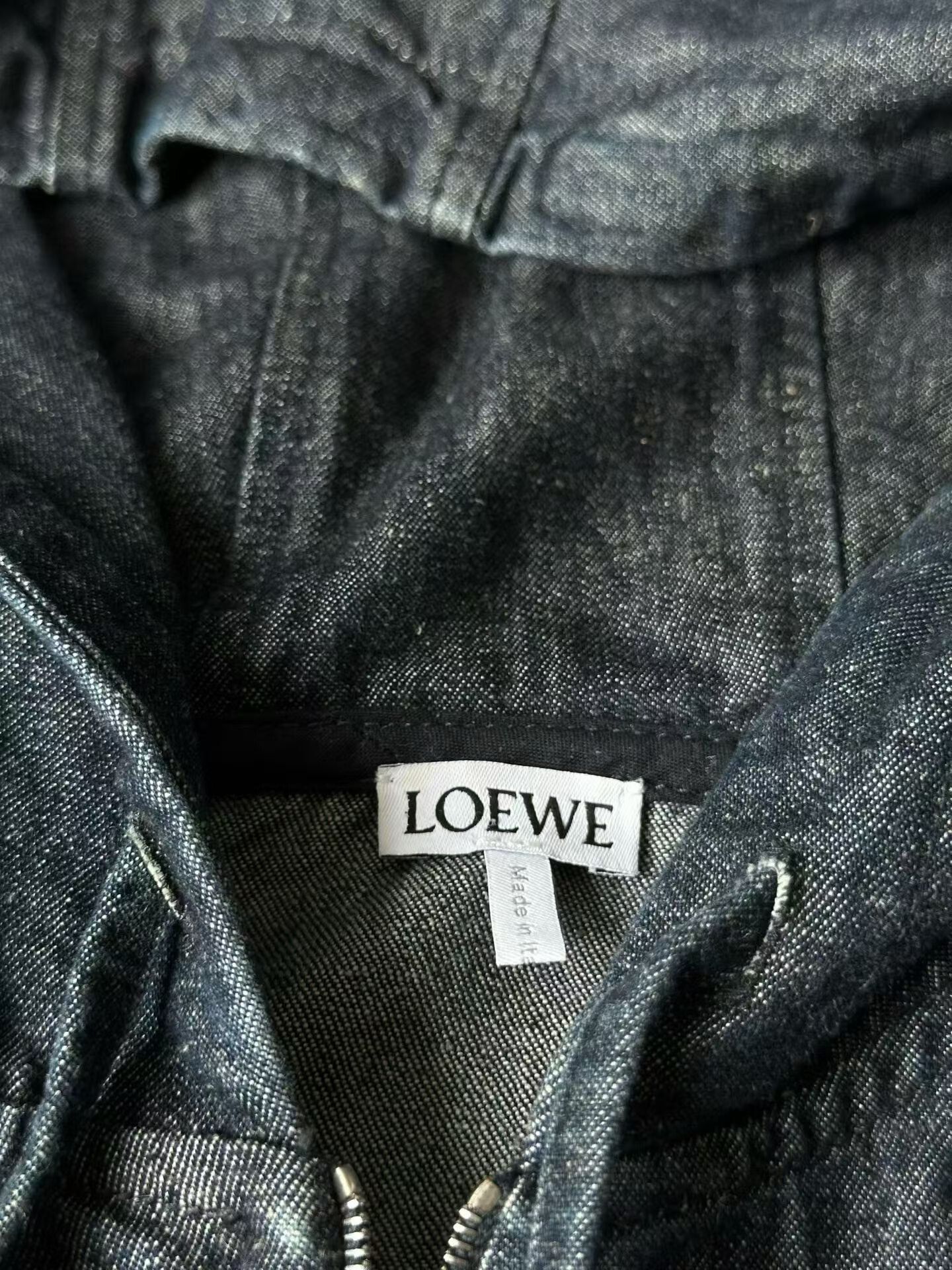 Loewe loewe denim hooded jacket size 36 Size US M / EU 48-50 / 2 - 3 Thumbnail
