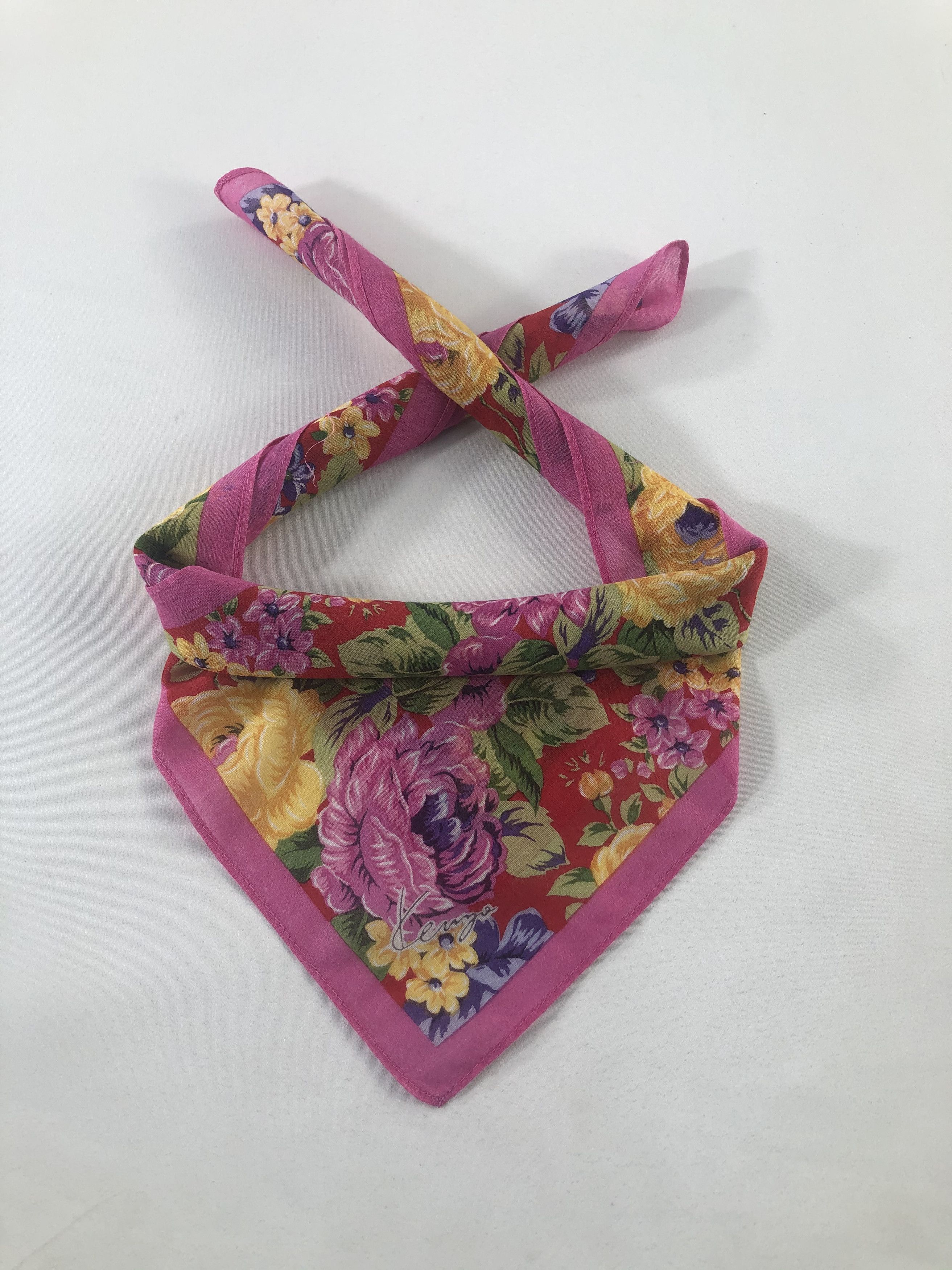 Kenzo × Vintage Kenzo Handkerchief / Bandana / Neckerchief Size ONE SIZE - 1 Thumbnail