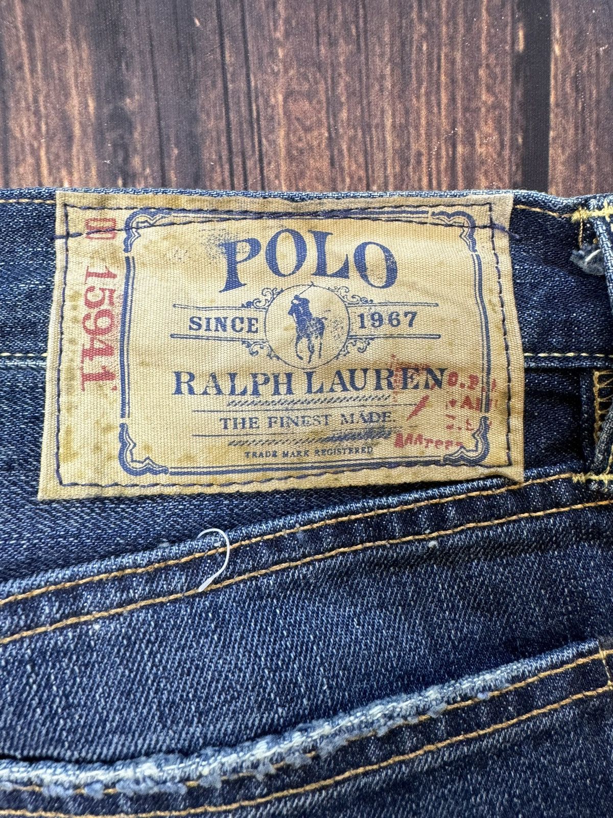 Polo Ralph Lauren × Vintage Vintage pants Ralph Lauren baggy fit denim Size US 34 / EU 50 - 10 Thumbnail