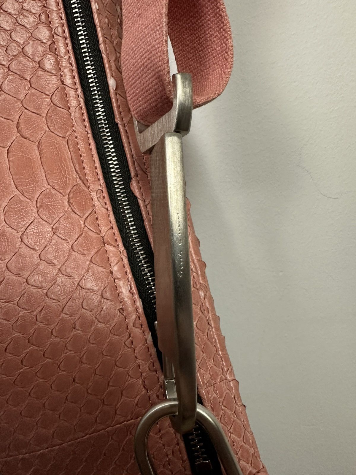 Rick Owens SS22 ‘FOGACHINE’ Dirty Pink Geobum Bag Size ONE SIZE - 6 Thumbnail