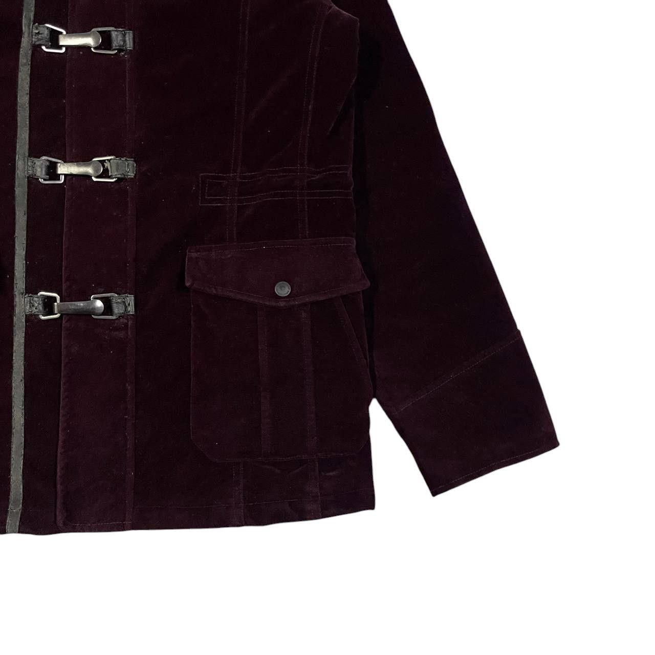 semanticdesign Semantic Design Fur Hooded Velvet Coat Size US L / EU 52-54 / 3 - 4 Thumbnail