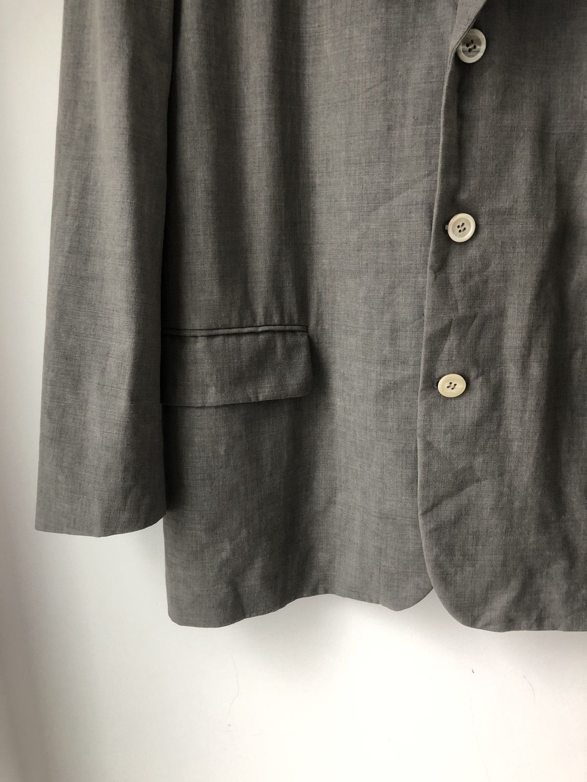 Comme des Garcons × Comme des Garcons Homme × Comme des Garcons Homme Plus Vintage wool blazer Size 44L - 3 Thumbnail