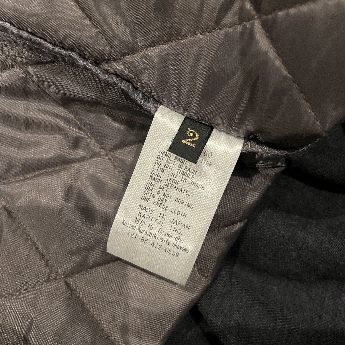 Kapital 14OZ denim DRIZZLER JACKET smiley Anarchy remake stk size 2 Size US M / EU 48-50 / 2 - 10 Thumbnail