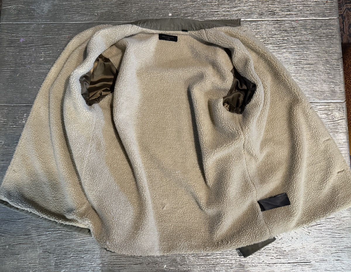 Allsaints Allsaints Fleece-Lined Cotton Overshirt Size US XL / EU 56 / 4 - 3 Thumbnail