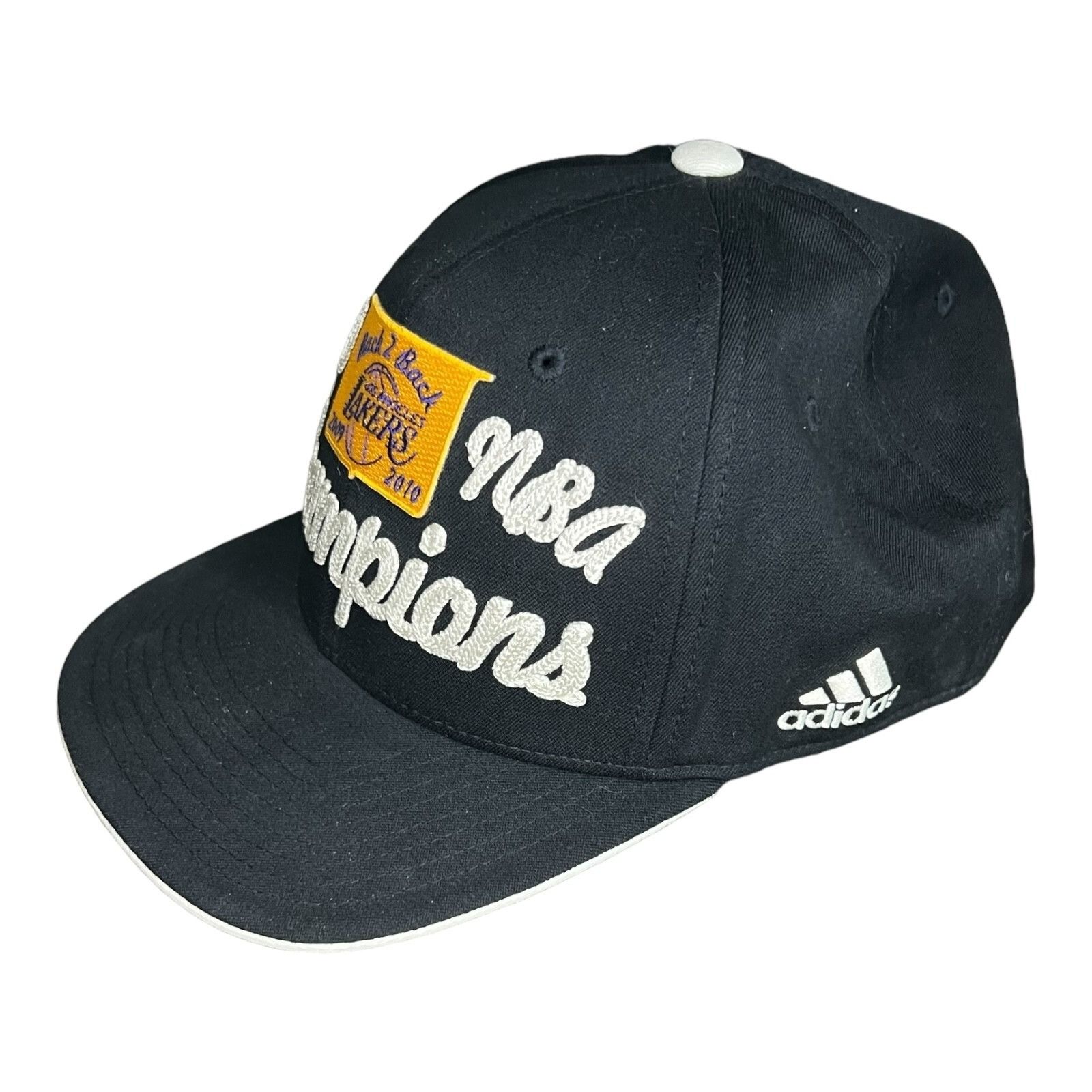 Adidas Vintage LA Lakers 2010 Season NBA Championship Hat By ADIDAS Size ONE SIZE - 2 Thumbnail