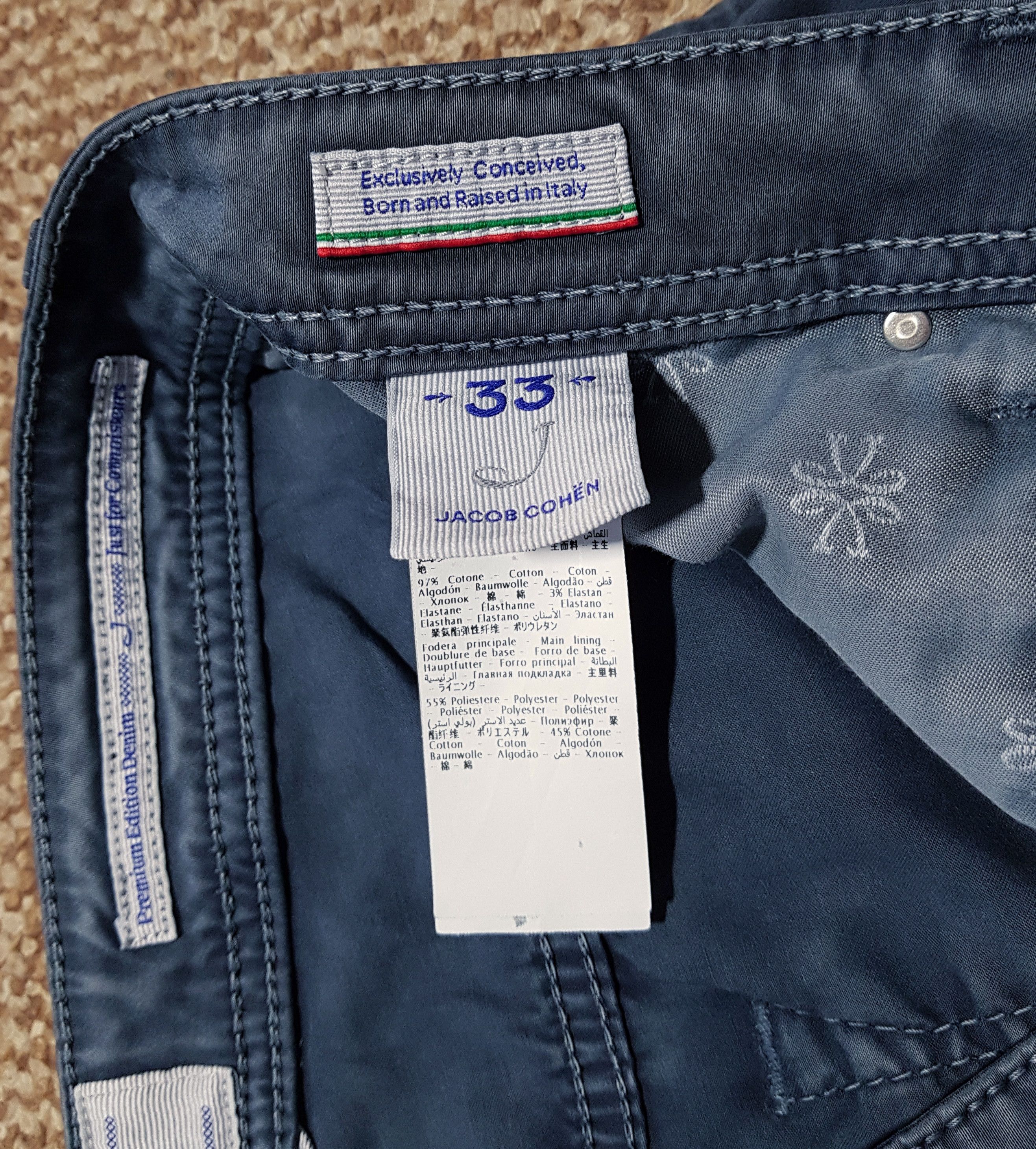 Jacob Cohen Jacob Cohen J688 Comf Chino Pants Jeans sz W33 Size US 33 - 11 Thumbnail