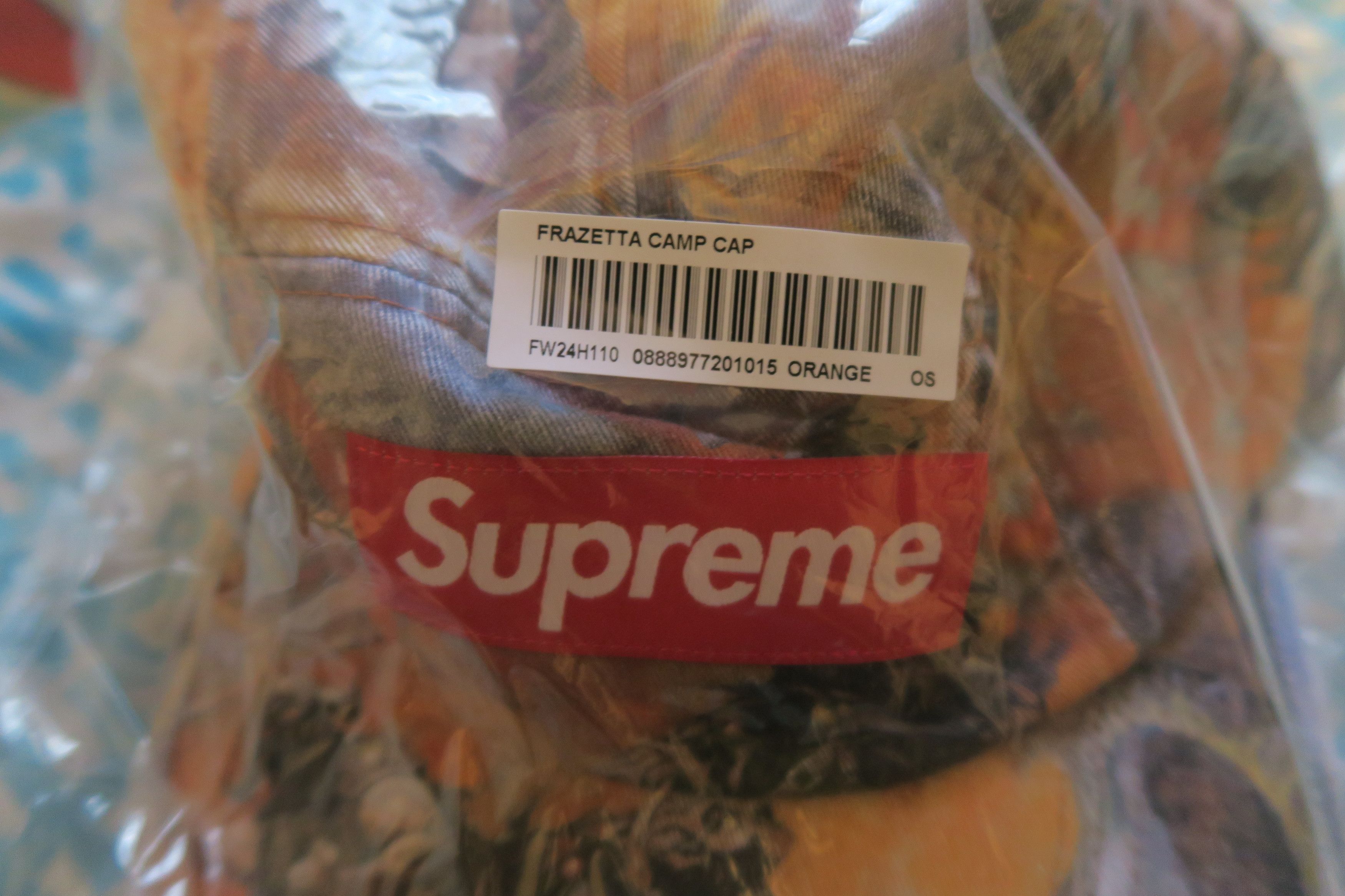Supreme Supreme Frank Frazetta Camp Cap Orange Size ONE SIZE - 3 Thumbnail