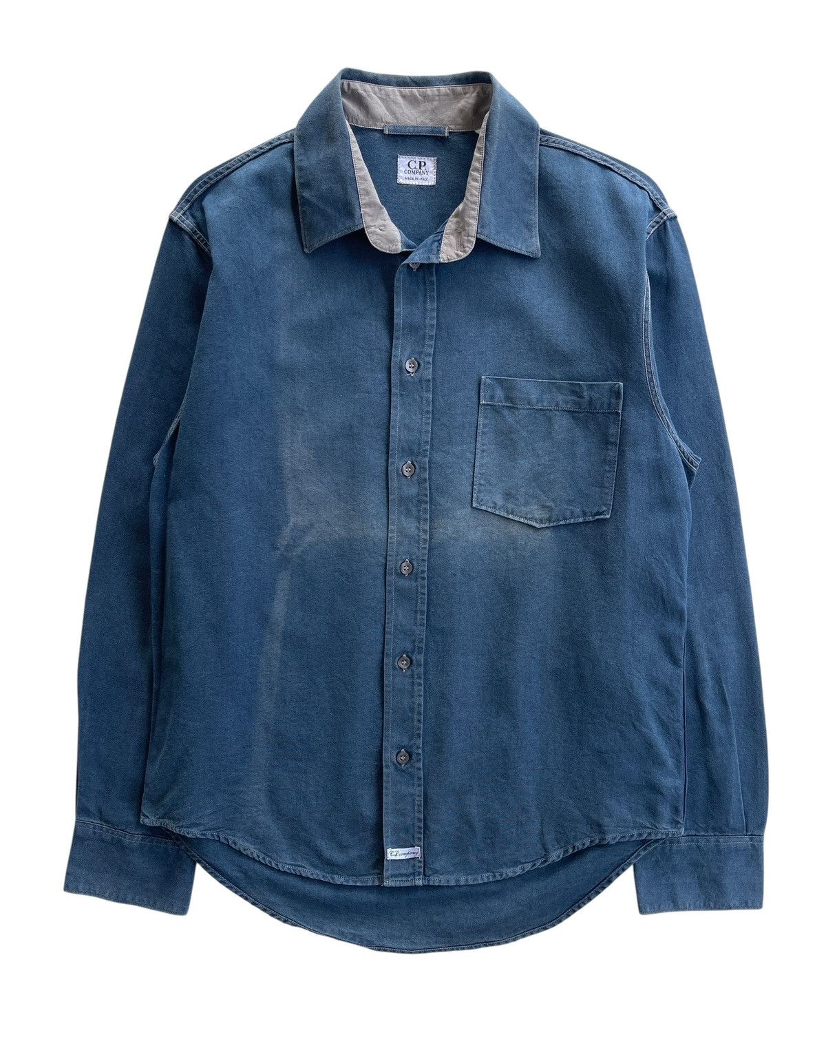 C.P. Company C.P Company Massimo Osti Work Navy Shirt Size US M / EU 48-50 / 2 - 1 Thumbnail