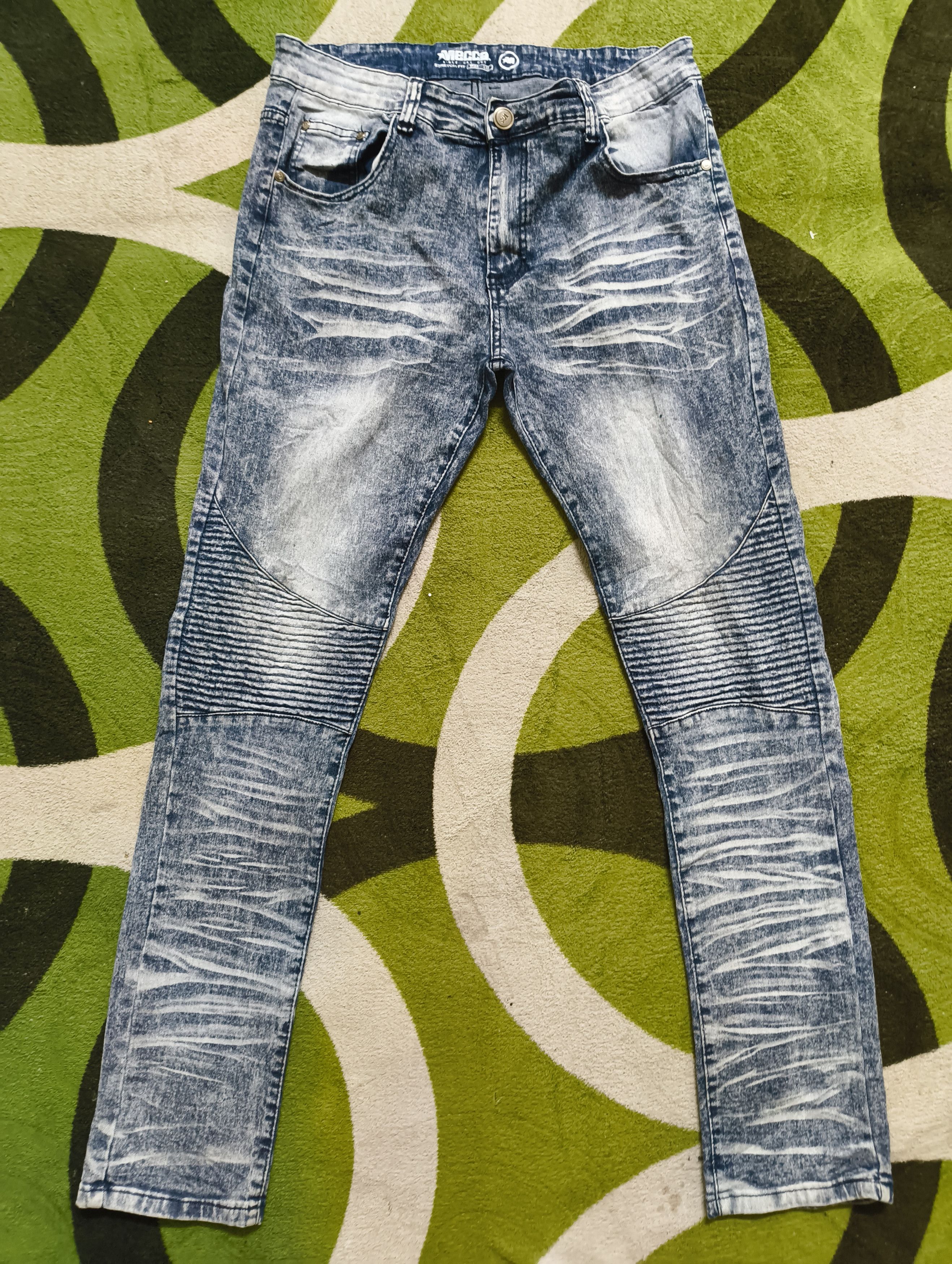 Mecca MECCA BIKER JEANS SKINNY STRETCH FIT Size US 35 - 12 Thumbnail