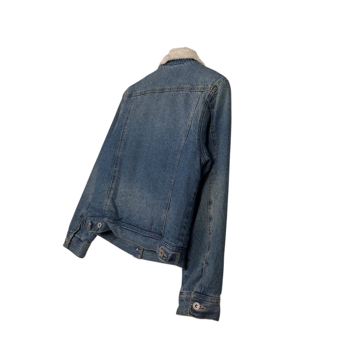 Japanese Brand 📌Vintage Trucker Denim Jacket Blanket GU Japan Issey Miyake Size US S / EU 44-46 / 1 - 12 Thumbnail