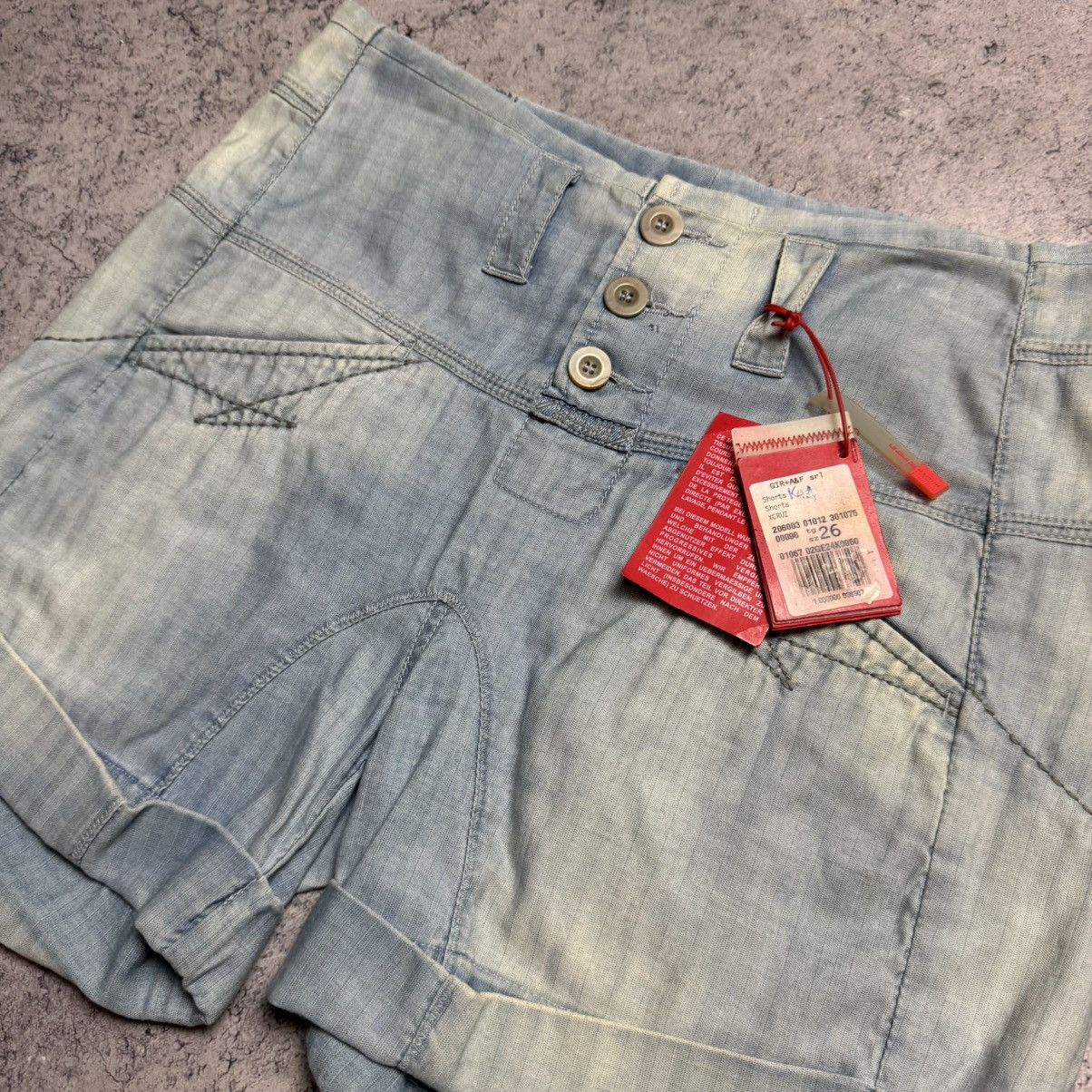 Marithe + Francois Girbaud NEW Marithe Francois Girbaud Vintage Shorts Size 26" / US 2 / IT 38 - 3 Thumbnail