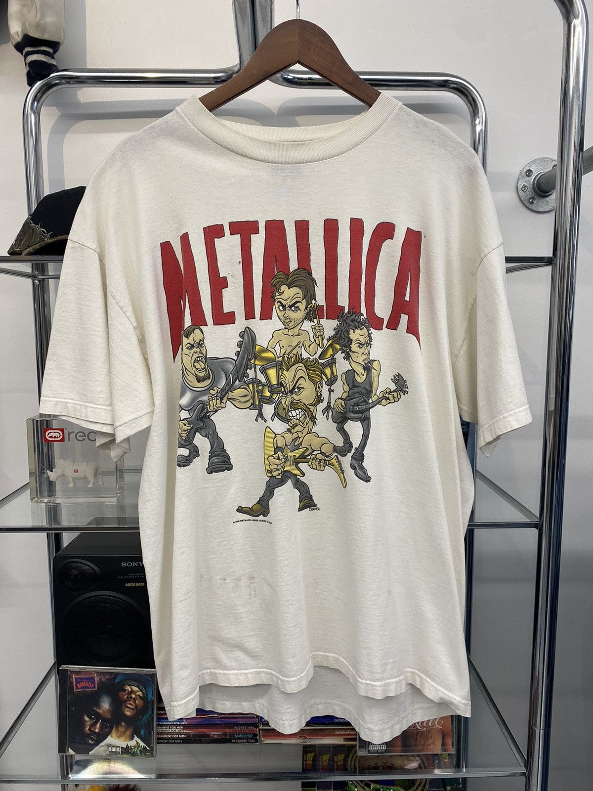 Vintage Vintage 1996 Metallica graphic t shirt Size US XL / EU 56 / 4 - 1 Thumbnail