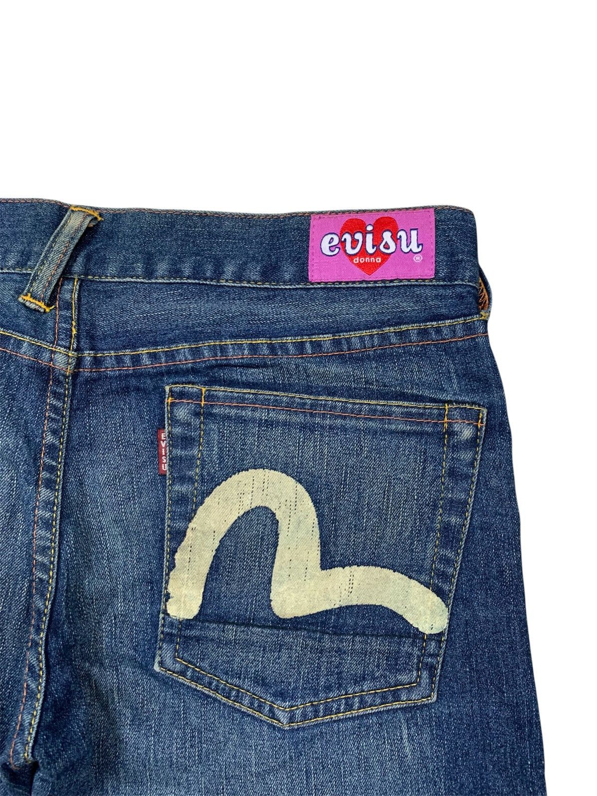 Evisu Evisu donna hand painted logos on the back Size 31" - 4 Thumbnail