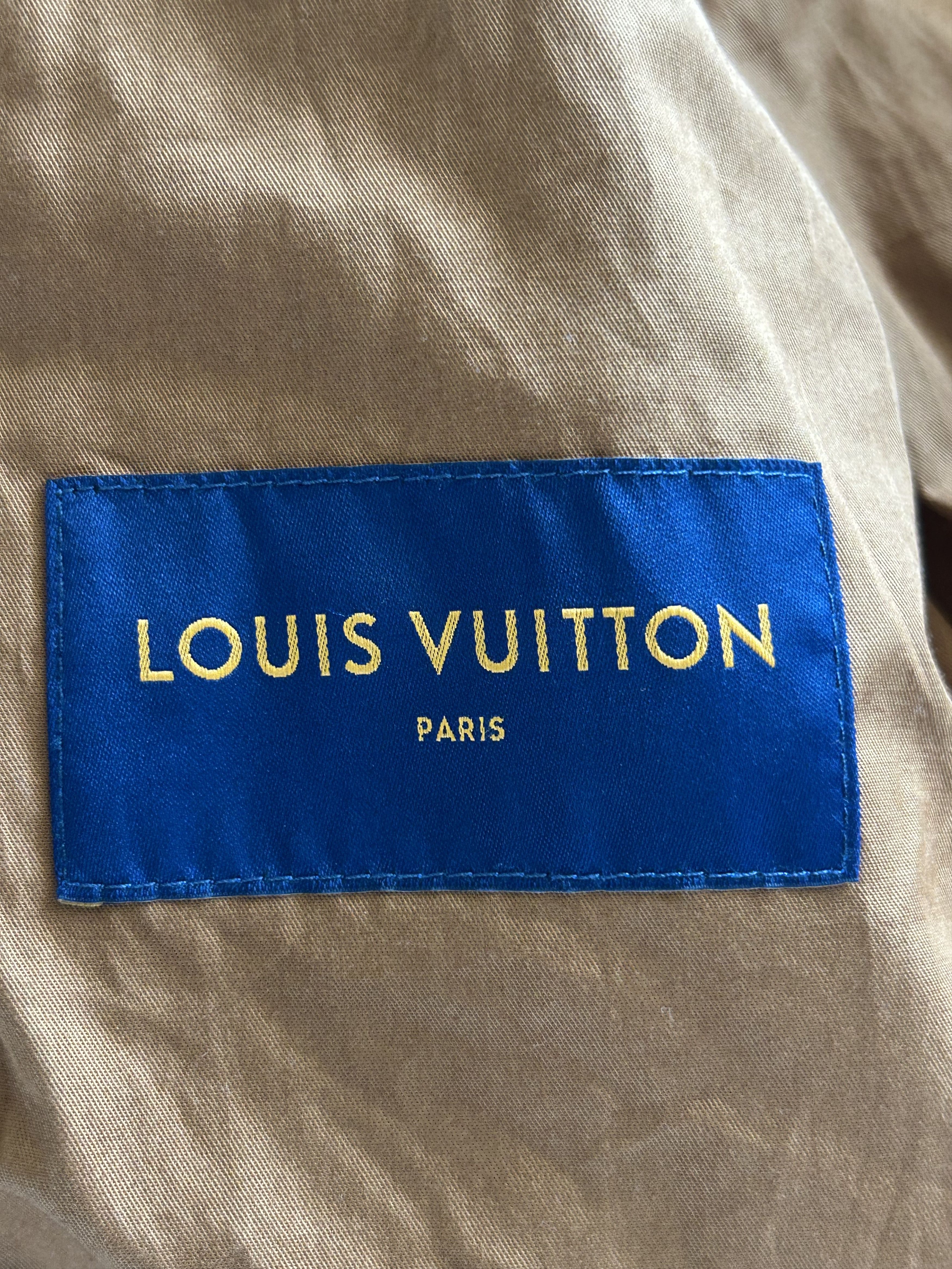 Louis Vuitton Brown & Orange Monogram Carpenter Hooded Jacket Size US M / EU 48-50 / 2 - 3 Thumbnail