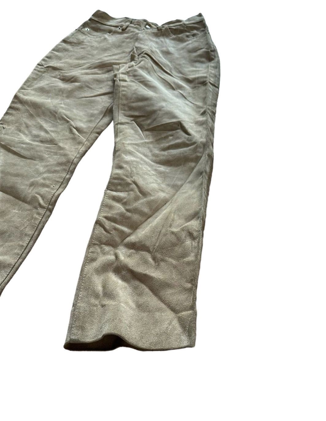 Beams Plus × Leather Beams Suede Trousers Leather Size US 28 / EU 44 - 6 Thumbnail