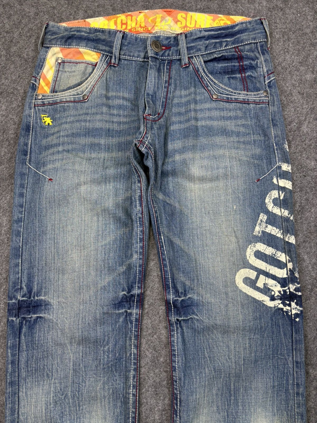 Gotcha 💥Surf Style💥Gotcha Surf Medium Wash Denim F950 Size US 33 - 3 Thumbnail