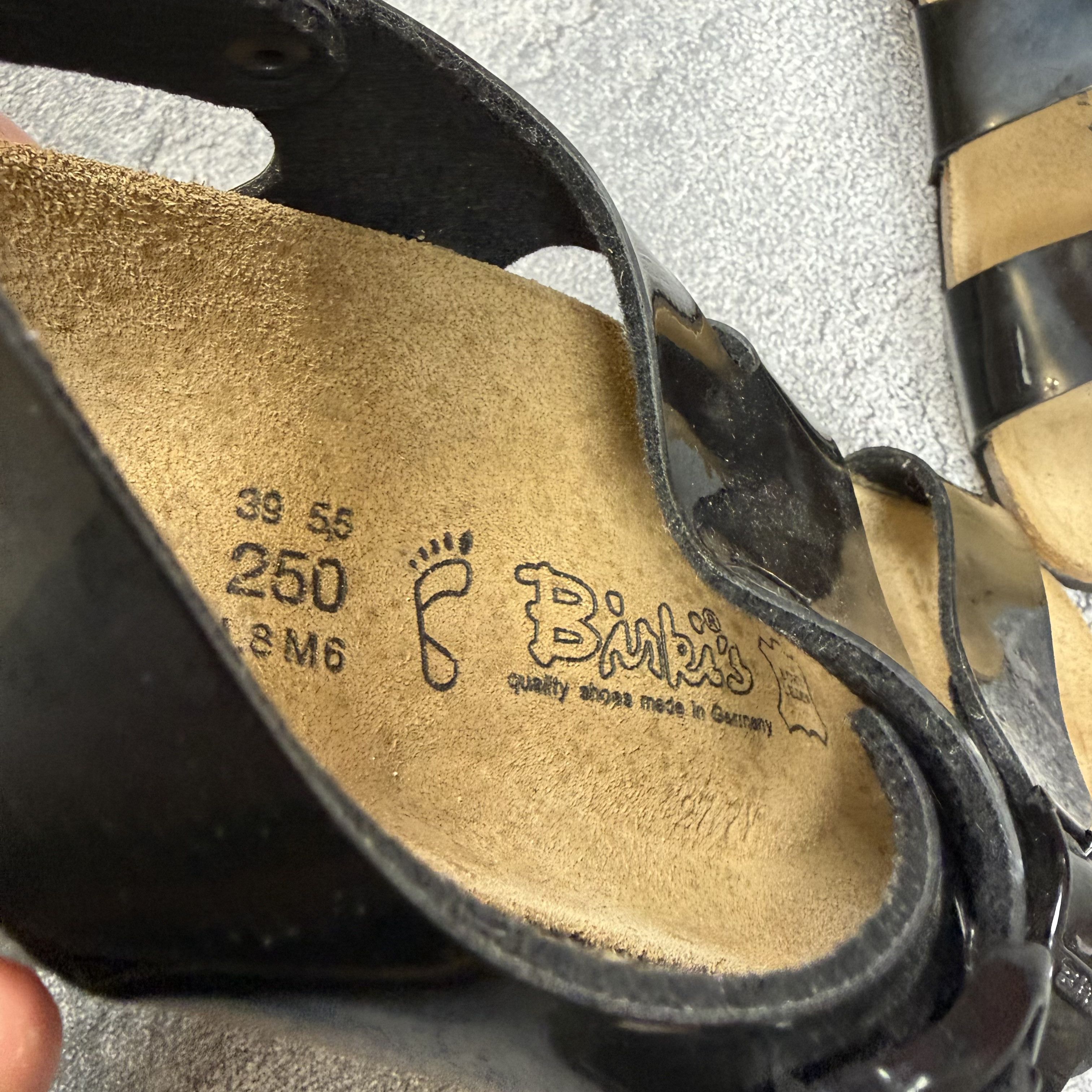 Birkenstock Vintage Berkinstock Birkis Flor Black Sandals 39 Size US 6 / IT 36 - 5 Thumbnail