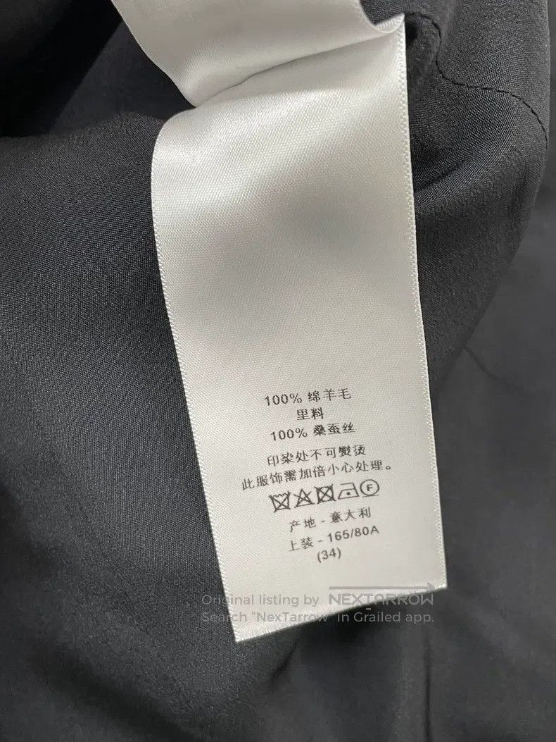 Dior Dior Gray letter suit jacket Size XXS / US 00 / IT 34 - 6 Thumbnail