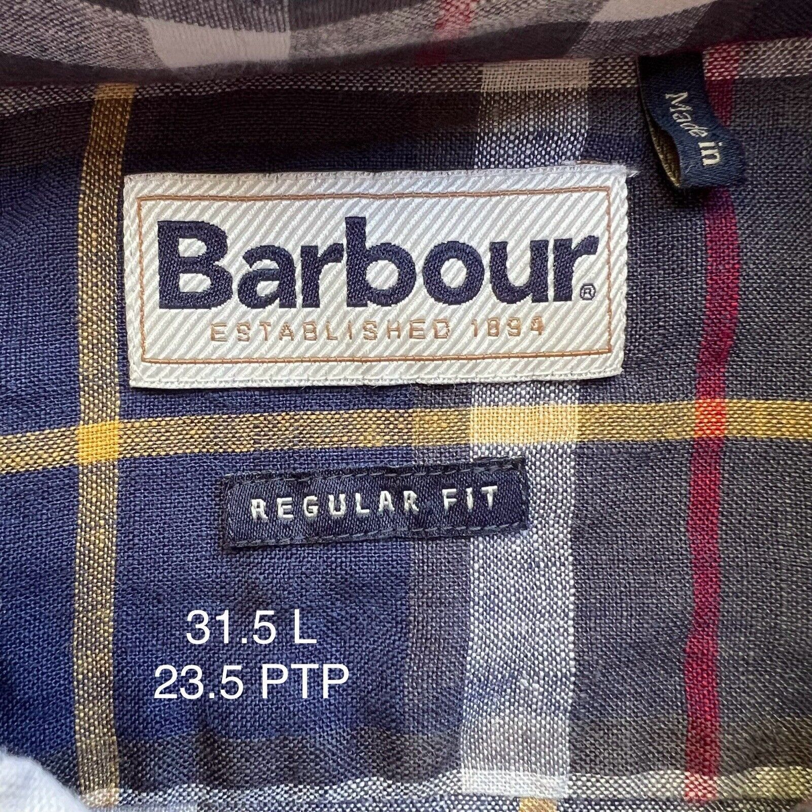 Barbour Barbour Linen Shirt XL Multicolor Casual Button Up Size US XL / EU 56 / 4 - 7 Thumbnail